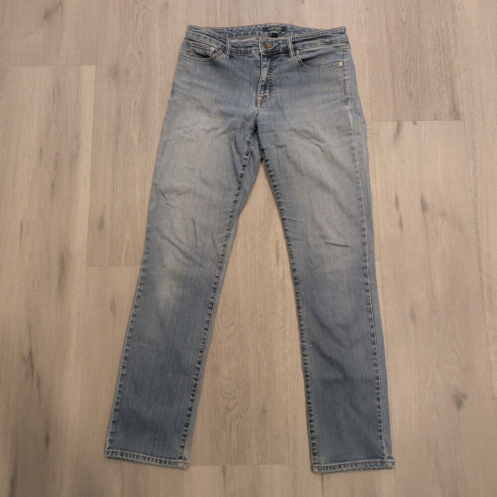 Lauren Ralph Lauren Womens Size 6 Modern Curvy Straight Leg Jeans Medium Blue